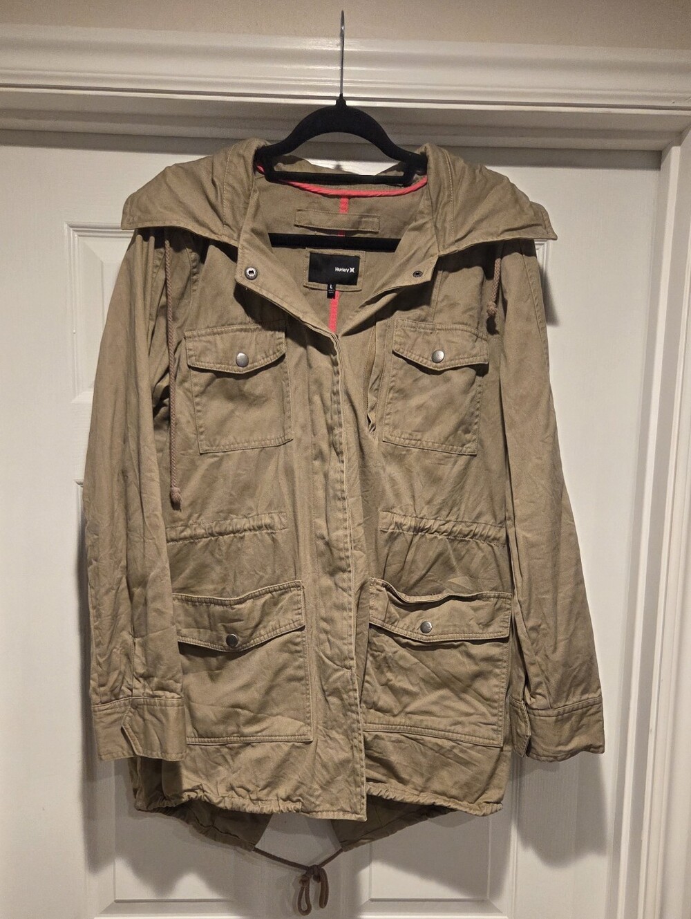 Sz L HURLEY utility Jacket